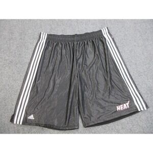 Miami Heat NBA Fusion Shorts Mens‎ 4XL Black Summer League Team Issued Adidas